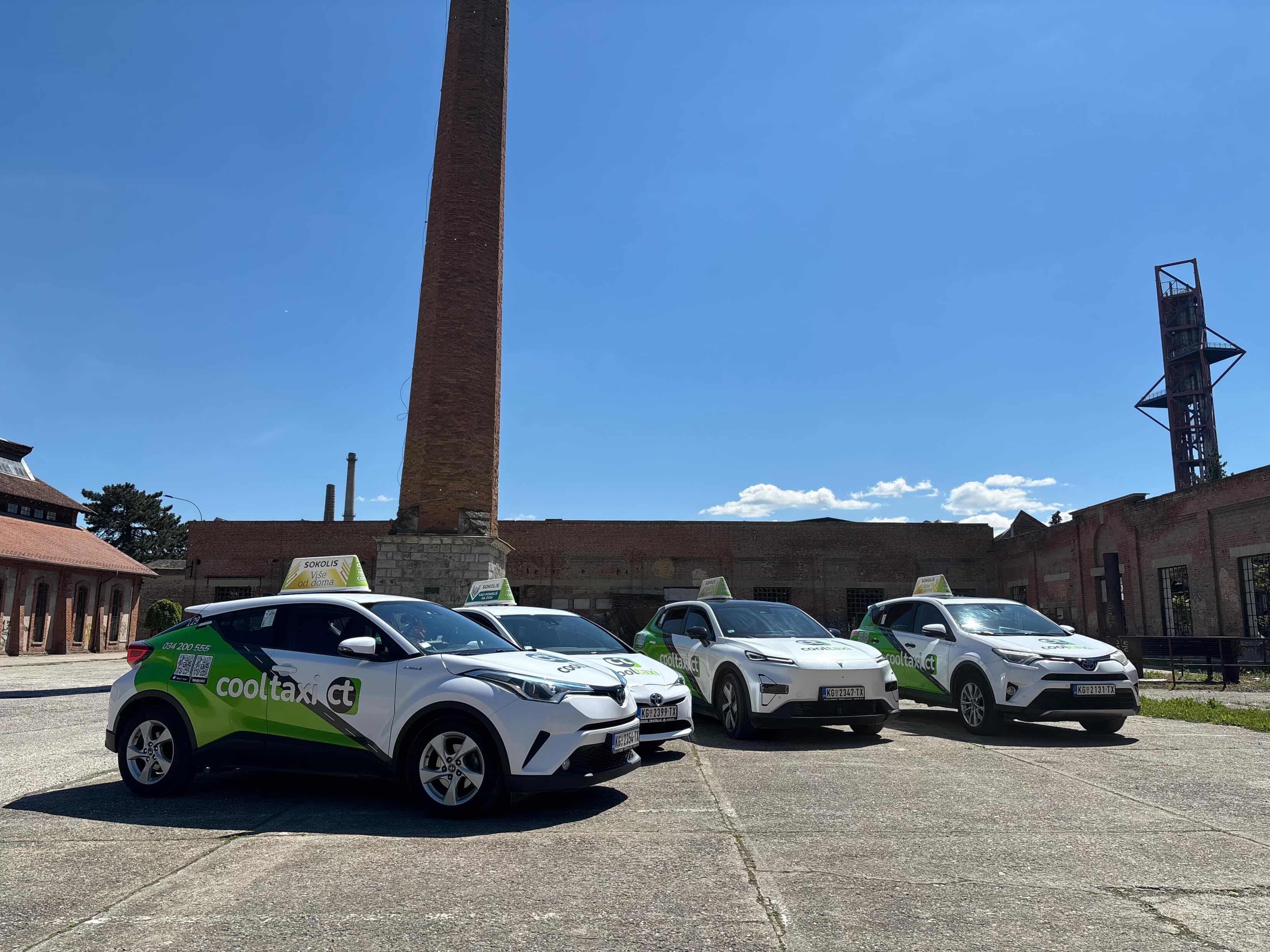 Taksi prevoz Kragujevac — Cool Taxi flota